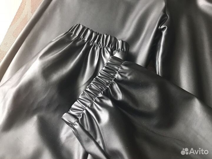 Брюки кожаные