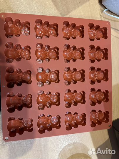 Форма силиконовая Мишки