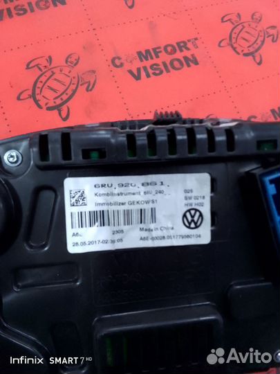 Панель приборов Volkswagen polo 5