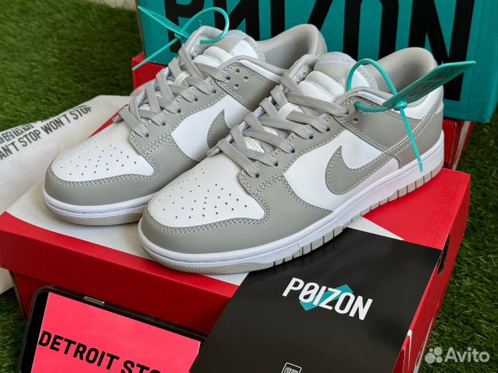 Nike dunk low grey fog оригинал