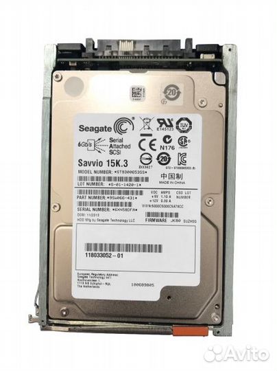 Жесткий диск EMC 005050548 300Gb SAS 2,5
