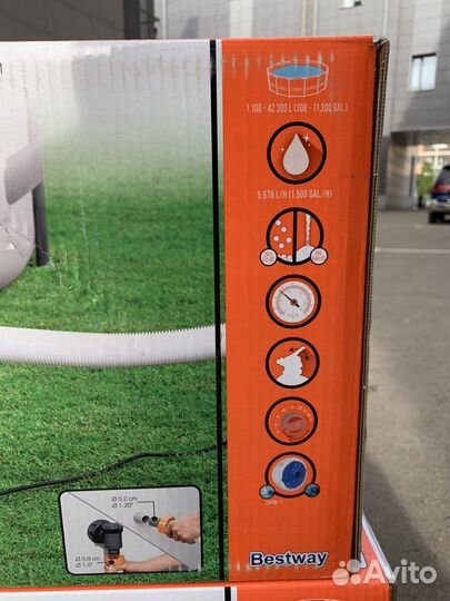 Песочный фильтр для бассейна,фильтр-1100-66.000L