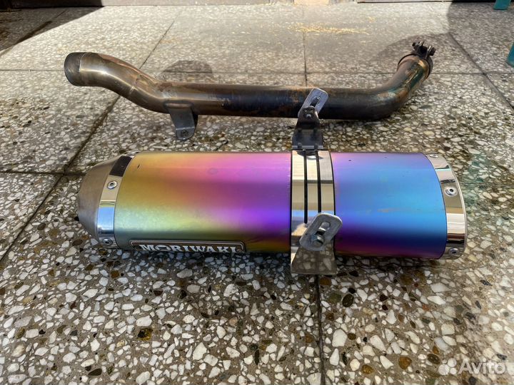 Выхлоп оригинальный moriwaki на CBR 600rr