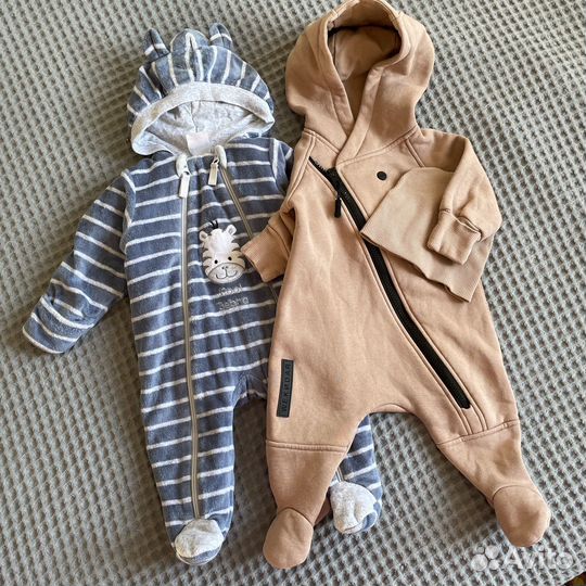 Комбинезон на молнии. Слип на молнии. 62 64см