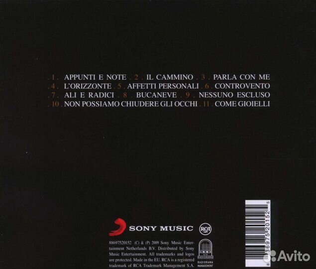 Eros Ramazzotti - Ali E Radici (1 CD)