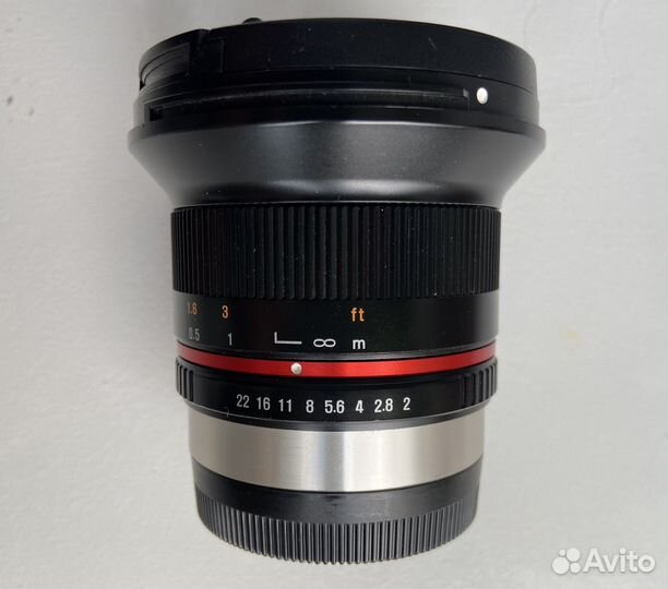Объектив Samyang 12 mm F 2.0 fuji x-mount