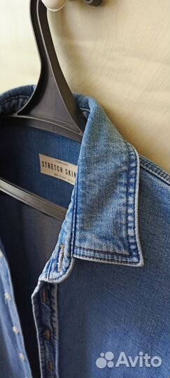 Джинсовая рубашка Topman