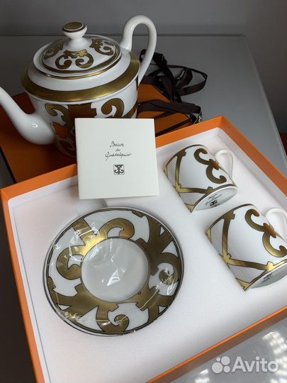 Посуда Hermes редкая расцветка оригинал