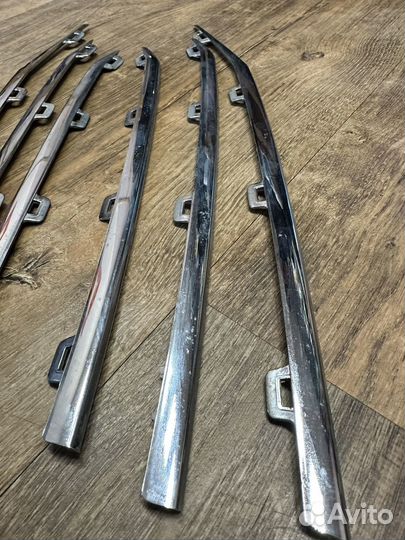 Volkswagen polo 5 хром решетки радиатора