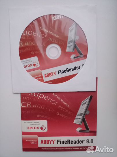 Abbyy Finereader 9.0 диск с ключом