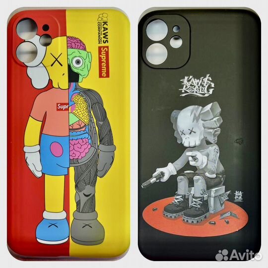 Чехол на iPhone 11 kaws
