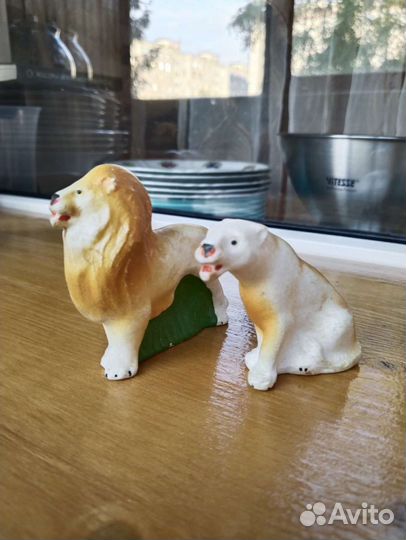 Игрушки СССР. Зоопарк + зайчик