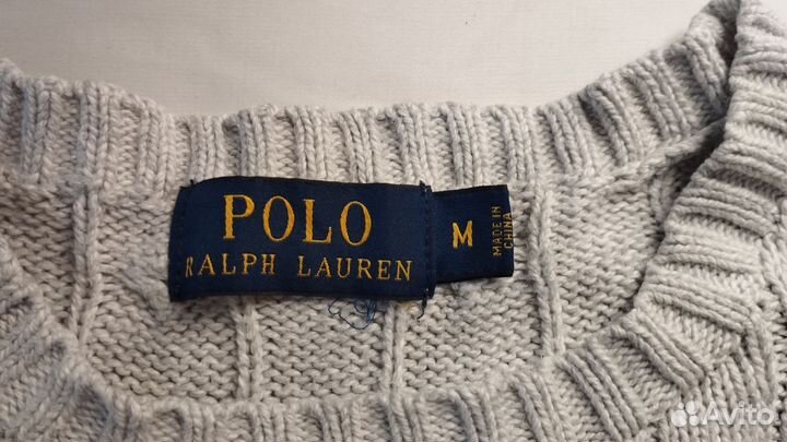 Белый пуловер Ralph Lauren