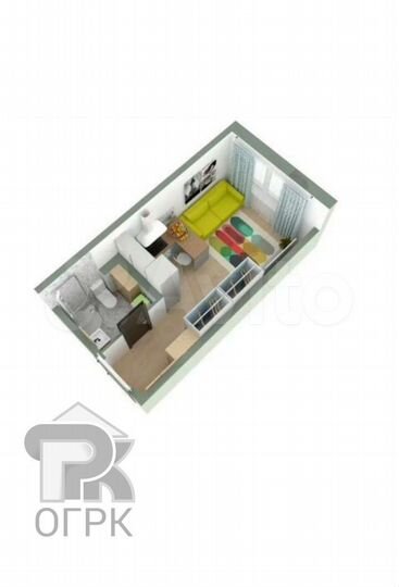 Квартира-студия, 19,2 м², 16/20 эт.