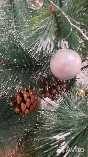 Елка искусственная заснеженная бу