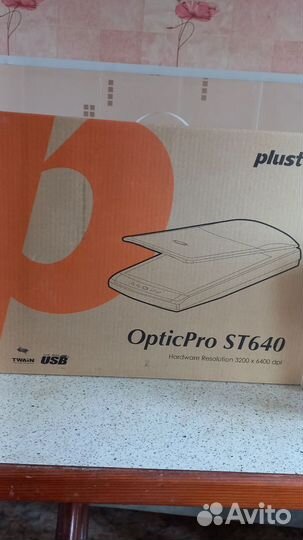 Сканер plustek opticPro ST640