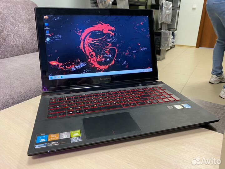 Игровой ноутбук legion GTX 960 4GB/core I7/12 RAM