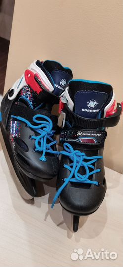 Коньки раздвижные 30-33