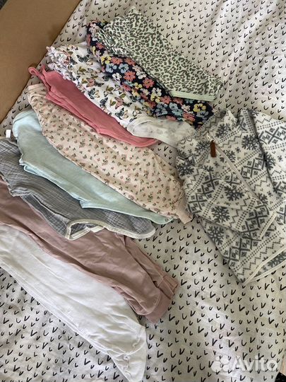 Вещи пакетом на девочку от 0 до 6 месяцев