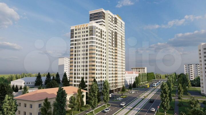 1-к. квартира, 44,2 м², 5/25 эт.