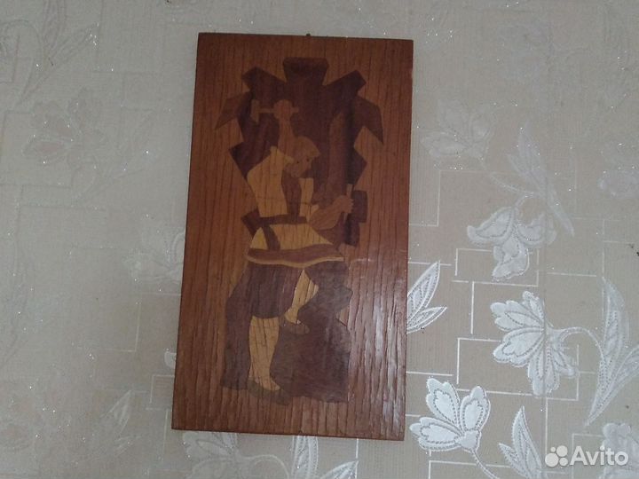 Деревянное пано СССР