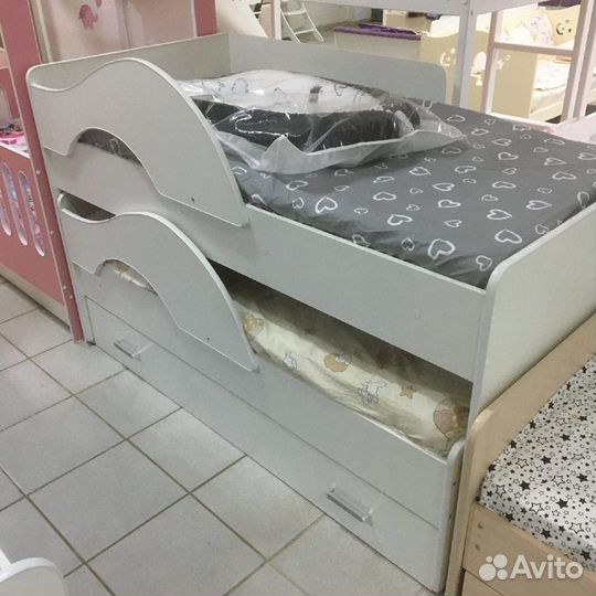 Детская выкатная кровать