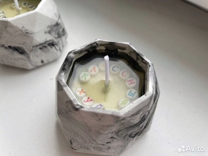 Свеча с посланием