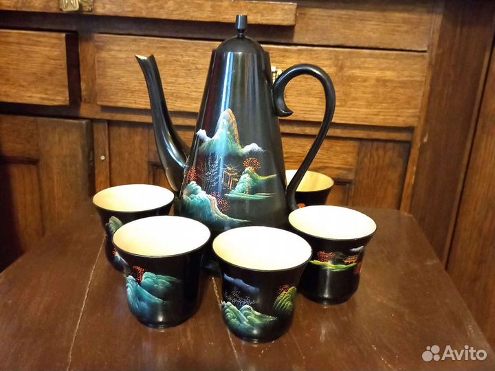 Лаковый сервиз Китай 70-е