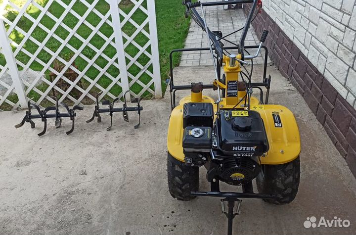 Мотоблок (Хутер) Huter MK-8000P BIG foot+косилка