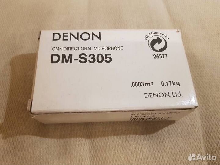 Калибровочный микрофон denon DM-S305