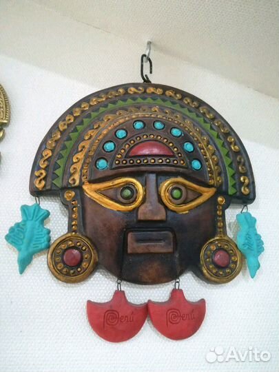 Перу Ацтеки, инки Peru Machu Маски панно декор