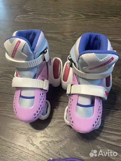 Роликовые коньки детские раздвижные