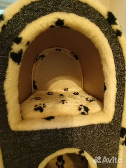 Домик для кошки с когтеточкой