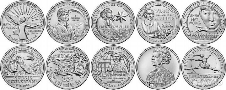 США квотеры 2022-2023 Женщины Америки