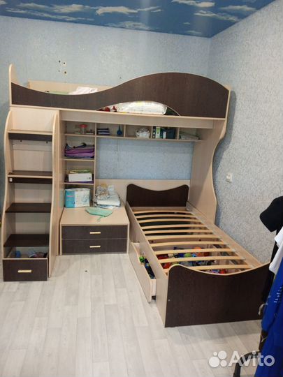 Детская двухярусная кровать