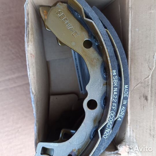 Тормозные колодки kia spectra комплект