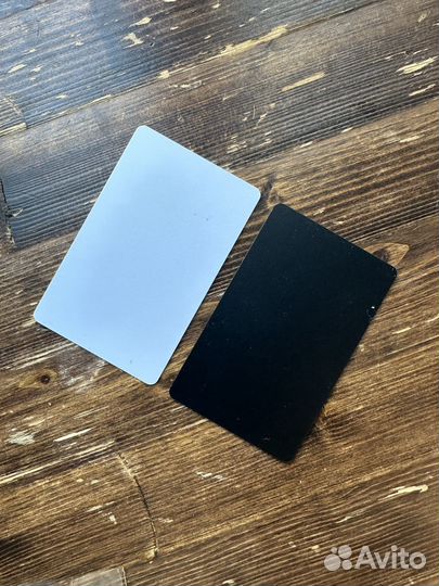 NFC визитки (карточки) прозрачные пластик