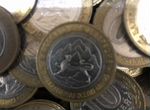 Монета 10 р юбилейная Рсо Алания