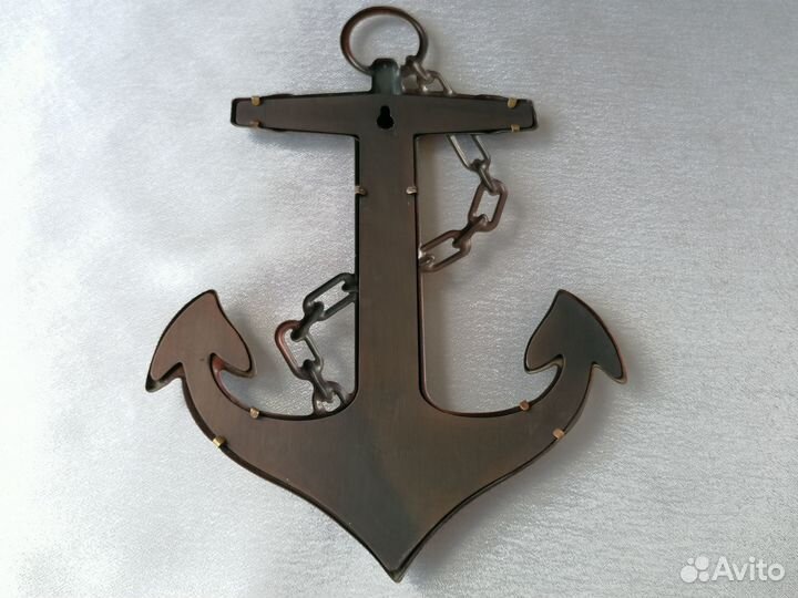 Панно настенное Якорь Ленинград. Термометр СССР