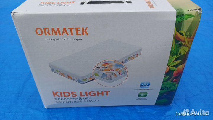 Матрас и наматрасник 70х160