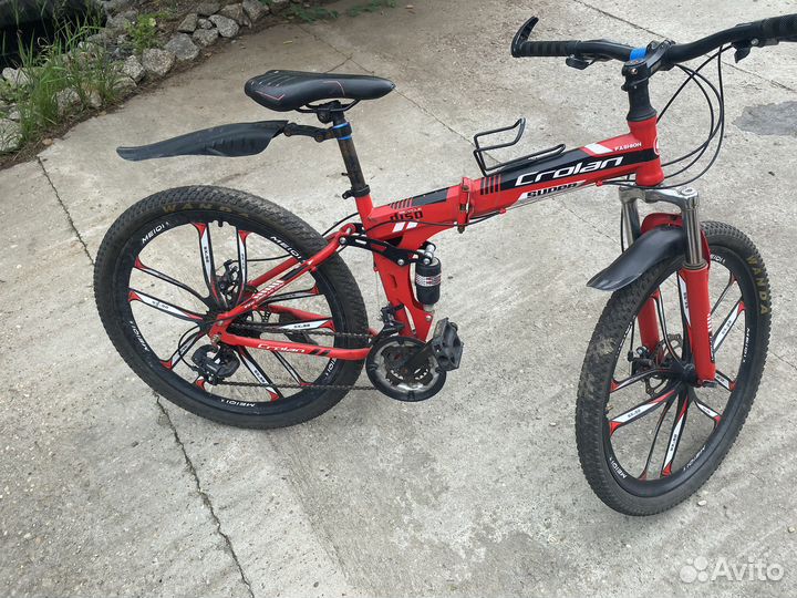 Велосипед на литых дисках