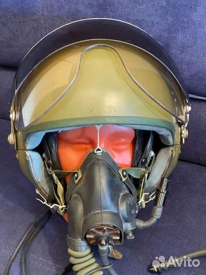 Защитный шлем лётчика.Зш-3б.Редкий