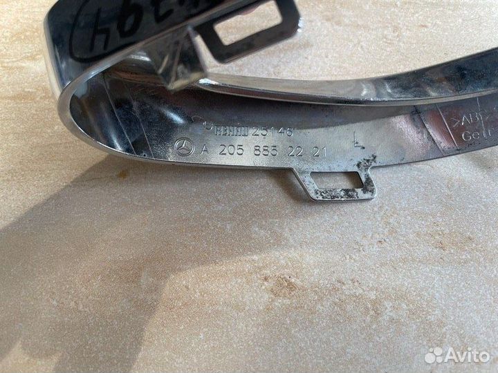 Накладка бампера задняя левая Mercedes W 205 C