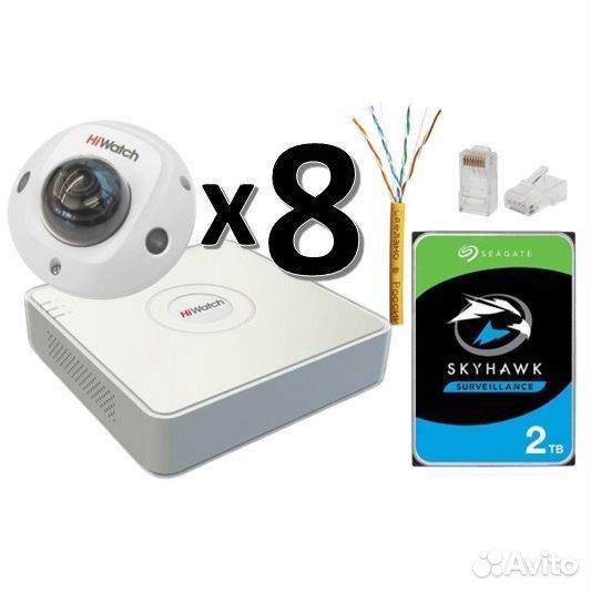 Комплект видеонаблюдения HiWatch