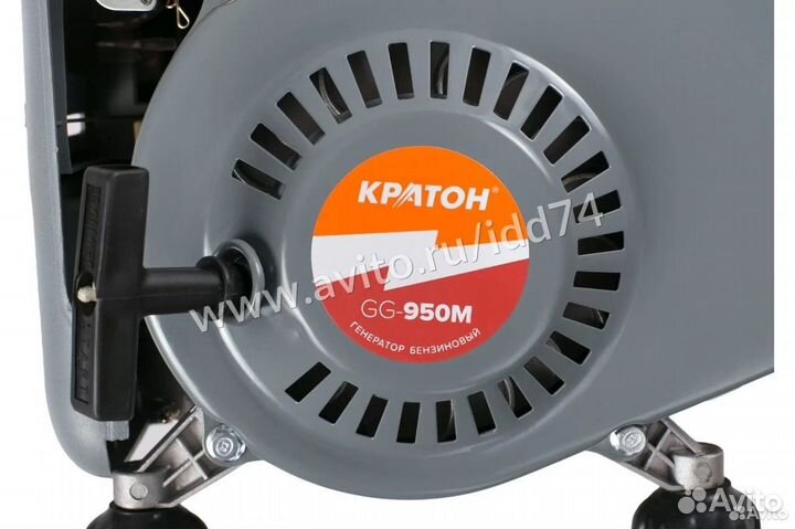 Генератор бензиновый 700Вт Кратон GG950M э/станция