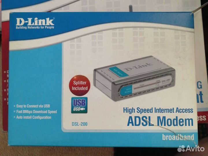 Adsl модем DSL-200