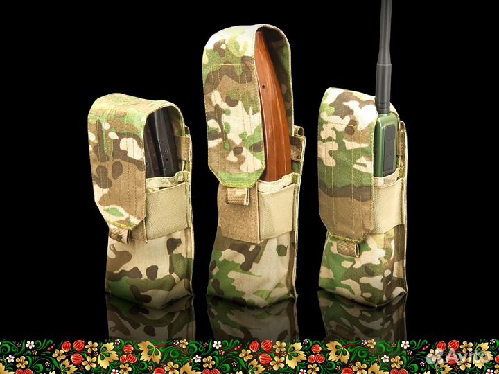 Подсумок для магазинов ак Регулируемый мультикам