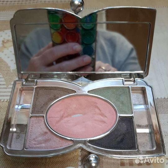 Палетка теней CD с румянами