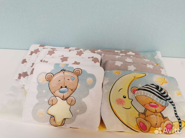 Комплект подушек в кроватку, одеяло