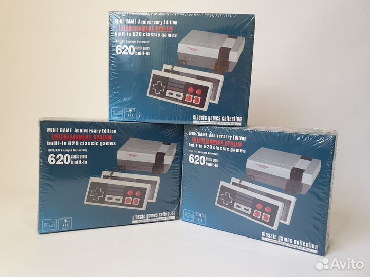 Игровая приставка на 620 игр 8 бит аналог Денди